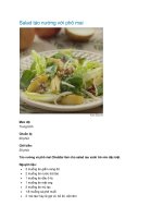 Salad táo nướng với phô mai pptx