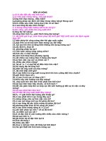 cau hoi nen mong 1 pptx