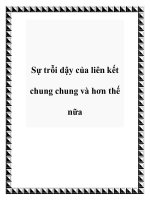 Sự trỗi dậy của liên kết chung chung và hơn thế nữa doc