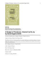 A Budget of Paradoxes, Volume II (of II) ppt