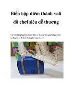Biến hộp diêm thành vali đồ chơi siêu dễ thương docx