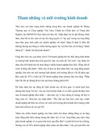 Tham nhũng và môi trường kinh doanh potx