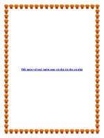 Đổi món với mỳ sườn non và chả cá cho cả nhà pot