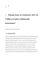 Making Sense of Animation: How do Children Explore Multimedia Instruction? pot