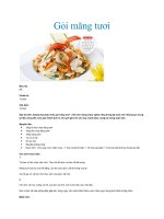 Gỏi măng tươi pot