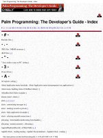 o'reilly - palm programming the developer's guide