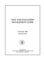 test and evaluation management guide potx