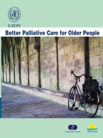 BETTER PALLIATIVE CARE FOR OLDER PEOPLE pot