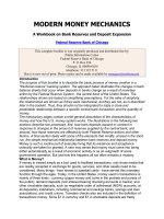 MODERN MONEY MECHANICS: A Workbook on Bank Reserves and Deposit Expansion pot