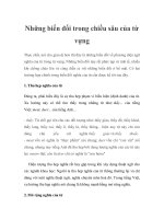 Những biến đổi trong chiều sâu của từ vựng docx