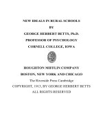 NEW IDEALS IN RURAL SCHOOLS pot