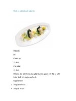 Phi lê cá lưỡi trâu xốt nghệ tây docx