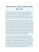 Nghề copywriter: Người chỉ phát triển phần đầu & chân doc