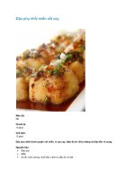 Đậu phụ nhồi miến xốt cay pdf