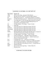 Thực trạng về hiệu quả hoạt động thanh toán quốc tế của ngân hàng ngoại thương việt nam