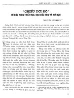 Báo cáo khoa học:Chiếu đời đô từ góc nhìn triết học, đạo đức học và mỹ học pdf