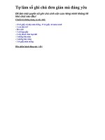 Tự làm sổ ghi chú đơn giản mà đáng yêu pot