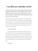 5 ưu điểm của Androidso với iOS pdf
