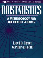 Biostatistics A Methodology for the Health Sciences Second Edition pot