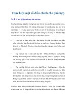 Thực hiện một số điều chỉnh cho phù hợp pdf