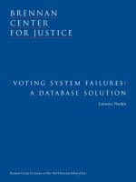 Voting system failures: a database solution pdf