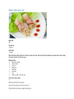 Nôm nấm kim chi doc