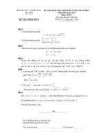 Đề thi học sinh giỏi lớp 10 THPT tỉnh Hà Tỉnh năm học 2013 Môn Toán potx
