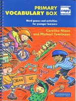 primary vocabulary box