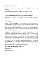 Phần lý thuyết phân tích ngành ppt