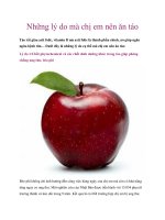 Những lý do mà chị em nên ăn táo docx