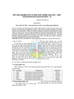 Kết quả nghiên cứu và sản xuất giống hoa cúc - CN01 (Chrysanthemum maximum Seiun - 3) doc