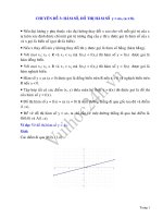 Hàm số, đồ thị hàm số - Toán đại số lớp 7 ppt