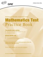 GRADUATE RECORD EXAMINATIONS® Mathematics Test Practice Book pptx