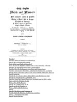 Early English Meals and Manners pot