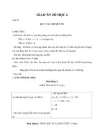 số học 6 - giáo án chương 2 bài 9 quy tắc chuyển vế - gv.hoàng đức tuấn