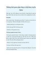 Những thói quen giúp tăng cơ hội được tuyển dụng pptx