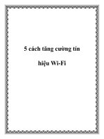 5 cách tăng cường tín hiệu Wi-Fi pot
