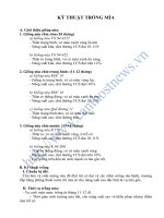 KỸ THUẬT TRỒNG MÍA docx