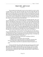 NHẬN XÉT KẾT LUẬN - Tính toán phân tích hệ thống điện pptx