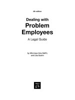Dealing with Problem Employees: A Legal Guide doc