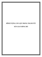 HÌNH TƯỢNG CON LỢN TRONG TRANH TẾT DÂN GIAN ĐÔNG HỒ pot
