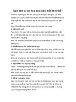 Sao con lại ăn học bừa bộn, bẩn thỉu thế? pot