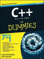 John paul mueller, jeff cogswell   c++ all in one for dummies