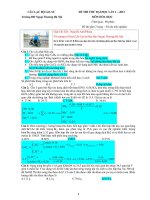 Đề Thi Thử Đại Học Khối A, B Hóa 2013 - Phần 9 - Đề 6 docx