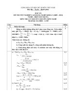đáp án đề thi lí thuyết tốt nghiệp khóa 3 - điện dân dụng - mã đề thi ddd - lt (6)
