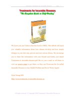 Treat for incurable diseases potx