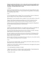 trouble and problem trong tiếng anh