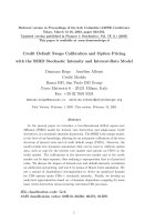 Credit Default Swaps Calibration and Option Pricing with the SSRD Stochastic Intensity and Interest-Rate Model pot