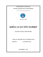 Khảo sát thực trạng môi trường và công nghệ tái chế nhựa thải tại Phường Tràng Minh – Kiến An – Hải Phòng