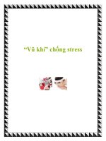 “Vũ khí” chống stress potx